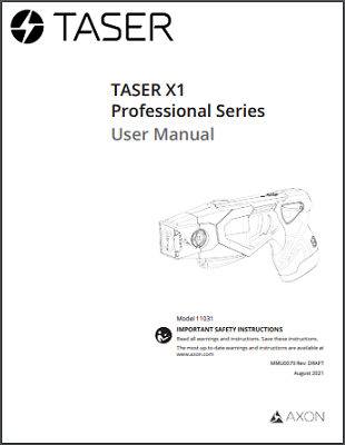 Taser X1 User Manual
