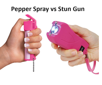 Pepper Spray vs Stun Gun