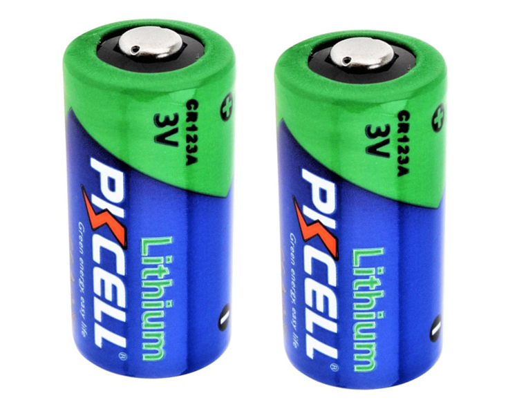 CR123A 3V Lithium Battery - (2-Pack)