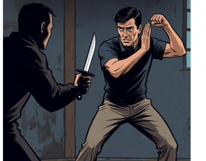 Knife fight