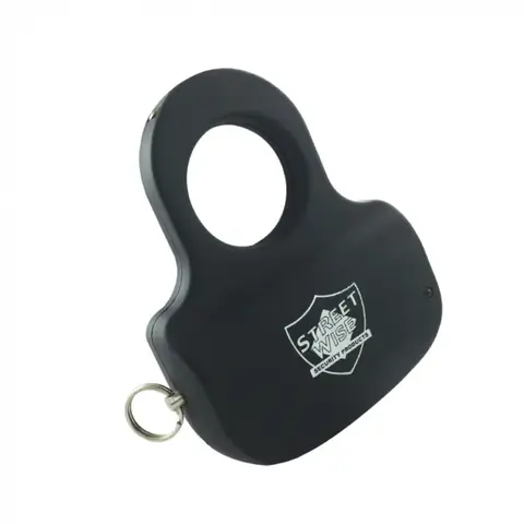 Streetwise Sting Ring 18,000,000 Stun Gun W/ Key Ring - Black